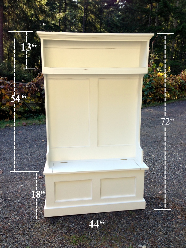 blue roof cabin: DIY Hall Tree