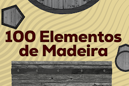 100 Elementos gráficos em Madeira grátis