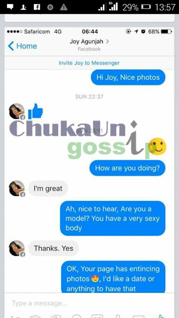 EXPOSED: Kumbe This Chuka University Socialite Is A PROST!TUTE???? (Screenshots)