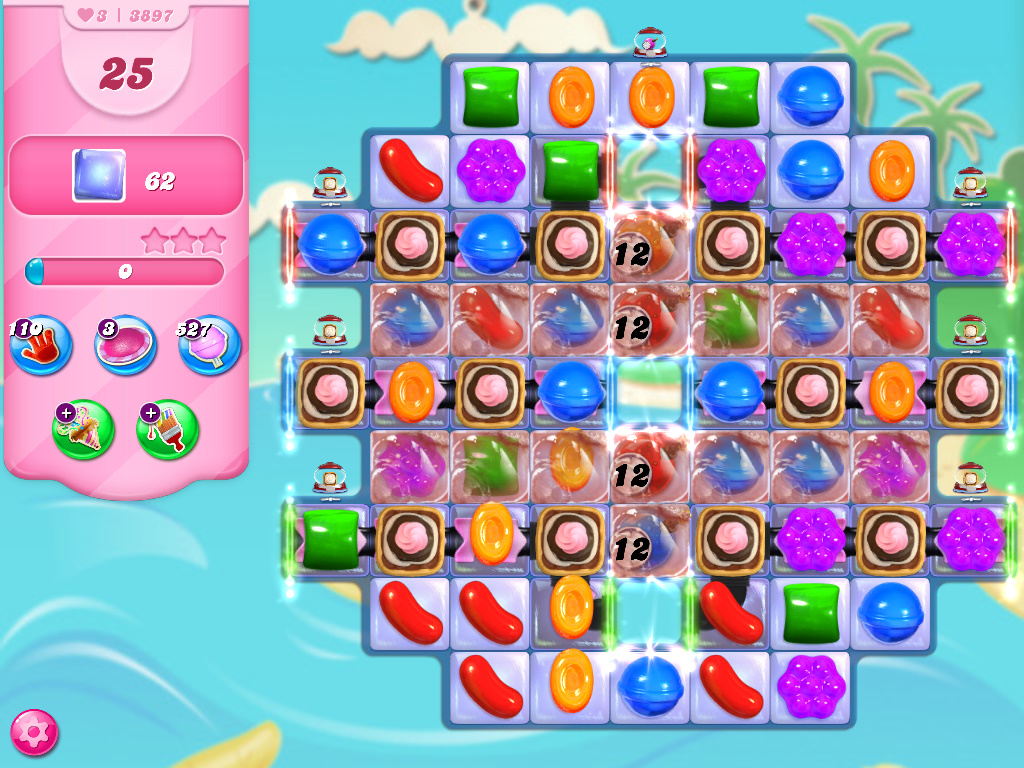 Candy Crush Saga level 3897