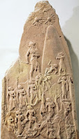The Victory Stele of Naram-Sin the King of Akkad, depicts the victory of the king against Lullubians.
