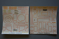 Bandai Steam Traction Engine - The Sprues in detail
