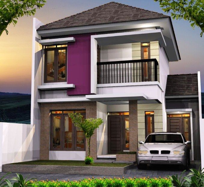 50  rumah minimalis 1 lantai \u0026 2 lantai tampak depan   samping belakang