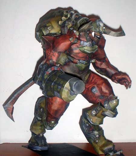 Doom 3 Cyberdemon Papercraft