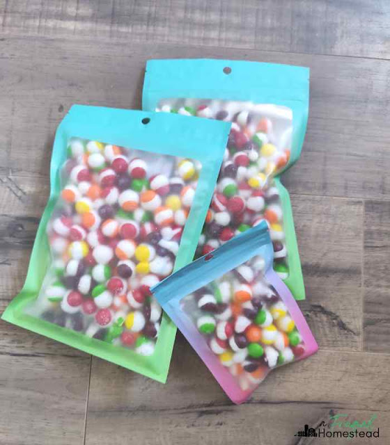 how to freeze dried skittles