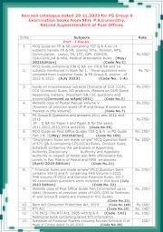 Books for PS Group B Examination 2024  - Revised Catalogue dtd 29/11/2023  || By Shri.  P.Karunanithy  Retired SPOs