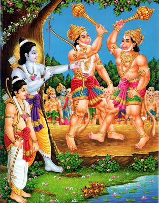 HANUMAN-shriram-valmiki-sugriv-images