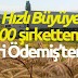 En hızlı büyümede 37. Sırada