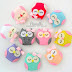 Felt Owl with Bow (F09)