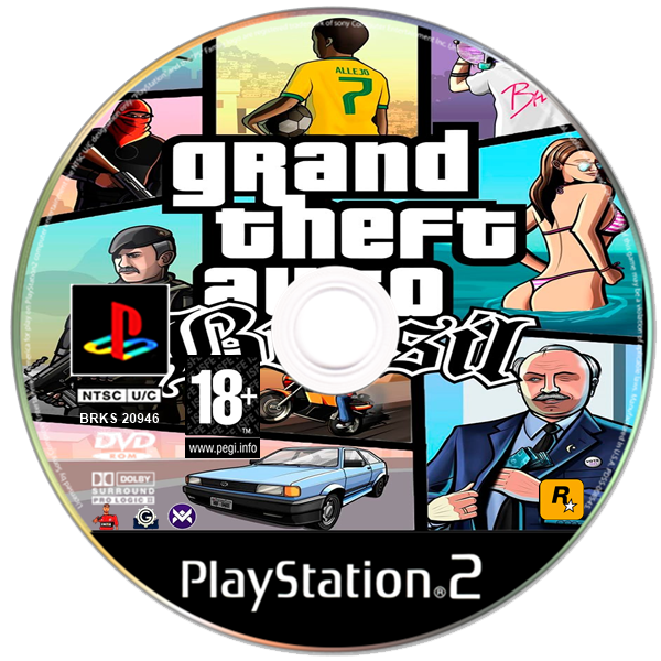 Meu PS2 Nostalgia: GTA San Andreas PT-BR (v1.03) DVD ISO PS2