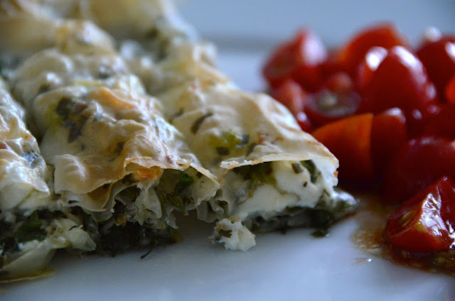 FETA CHEESE AND HERB STRUDELS