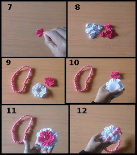 Gambar tutorial headband cantik dari kain part 2