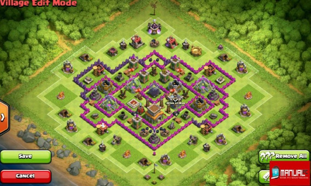 Diseños de aldeas. Ayuntamiento Nivel 8, Famirng, Clash of Clans, Ayuntamiento Anti Faming, Anti 3 Estrellas los mejores diseños de aldea, mejores bases defensivas, las mejores, bases, defensa, ataque, mejor aldea para guerra, mejores diseños de guerra, recursos, diseño de aldea farming, mejor coleccion de bases, farming, ayuntamiento, almacenes, castillo del clan, proteger, edificios defensivos, base