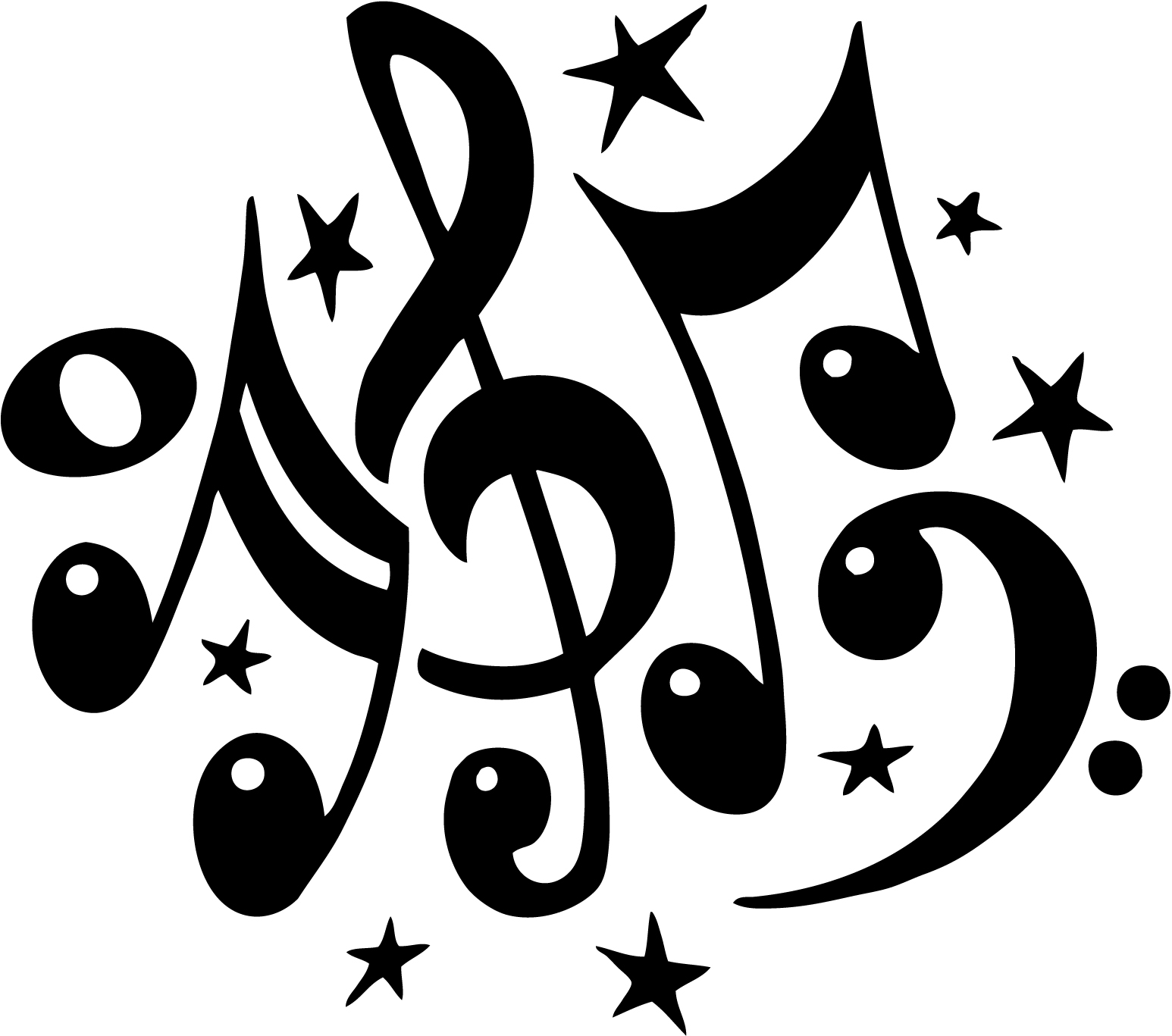 Download Free Clipart Music Notes 020511» Vector Clip Art - Free ...