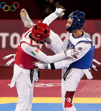 محمد خليل الجندوبي يحرز الميدالية الفضية في رياضة التايكواندو