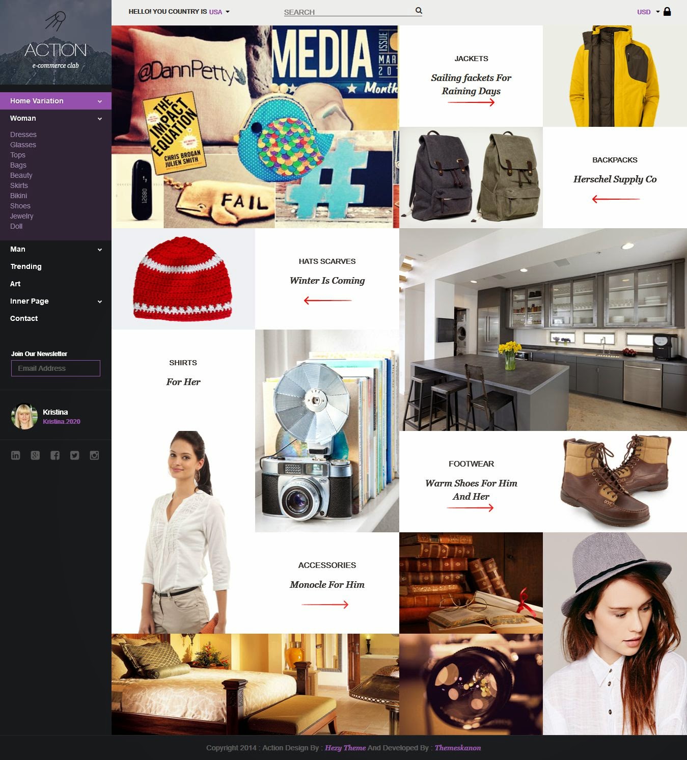 Responsive eCommerce HTML Template