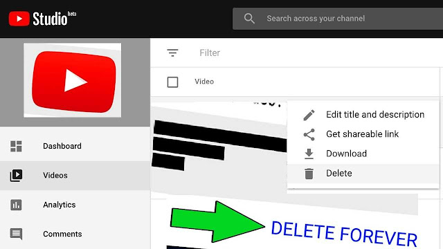 How to Delete a YouTube Video?