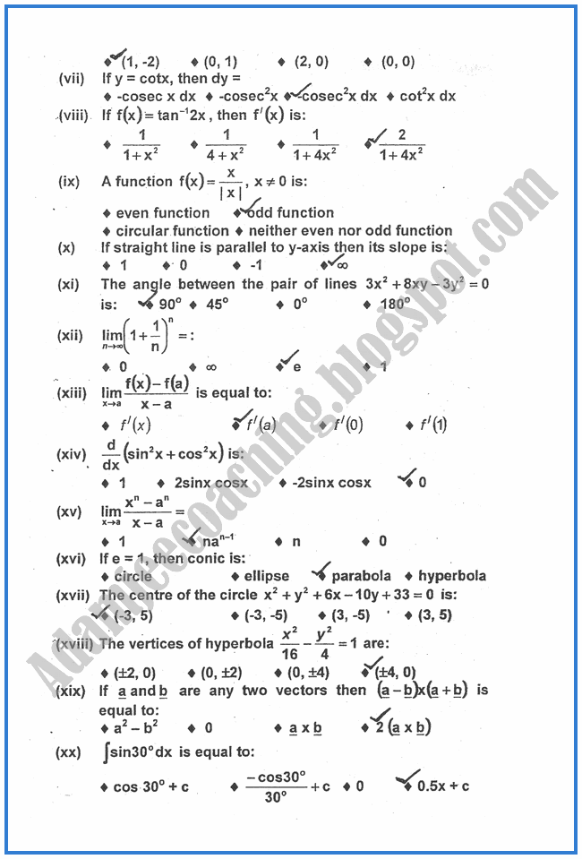 Mathematics-2011-past-year-paper-class-XII