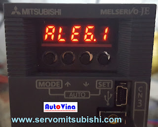 Servo Mitsubishi MR-JE-10A lỗi ALE6.1