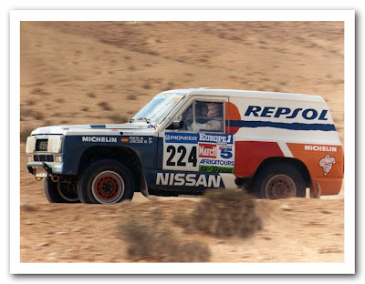 Nissan Patrol de Scalextric Prieto Juncosa Dakar 1990