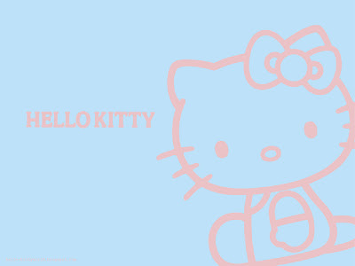 Hello Kitty-Blue-Hello Kitty-Blue Wallpeper-Kitty-Blue