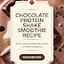 Chocolate Protein Shake Smoothie Recipe  - Muscle Love in Every Chocolatey Sip!