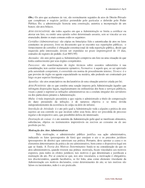 DIREITO ADMINISTRATIVO PARA CONCURSOS PDF