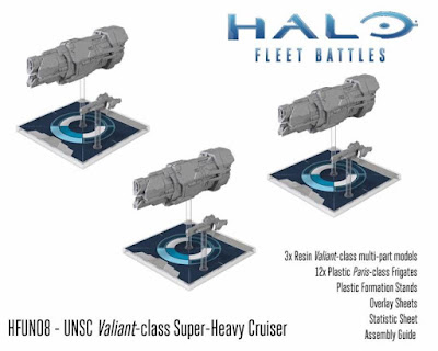 Spartan Games: New Halo: Fleet Battles UNSC Valiant Battleship