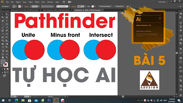 Tự học Adobe Illustrator Bài 5: Công cụ Pathfinder