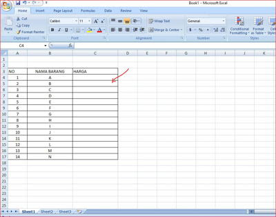 cara membuat simbol Rp(Rupiah) otomatis di excel