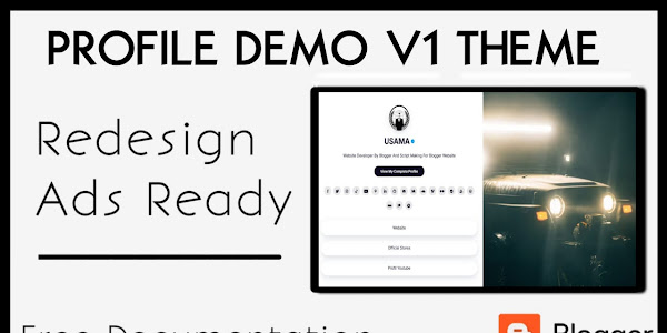 Profile Portfolio V2 Theme Free Download