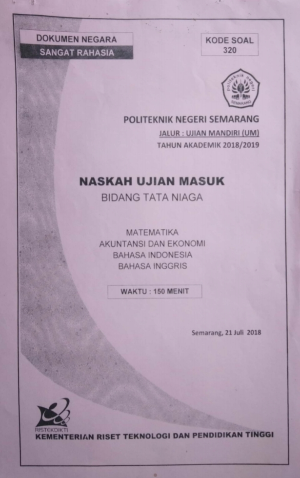 Nusantara Ujian Taruna Sma Contoh Soal Masuk