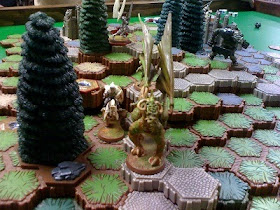 Heroscape with dragon