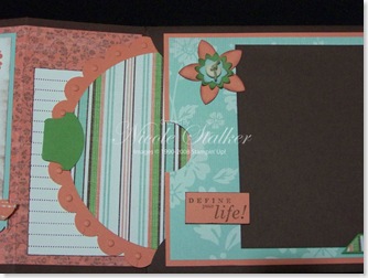 Live Your Dreams Scrapbook Purse Inside 2