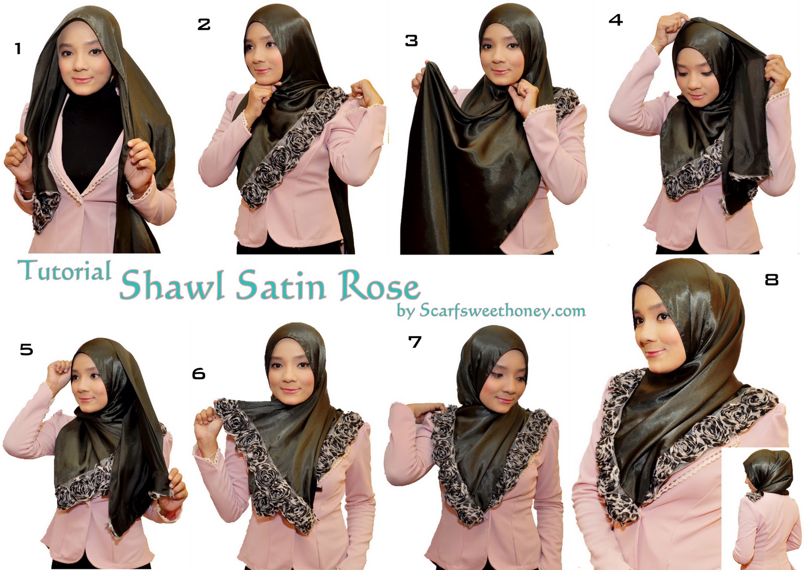 20 Kumpulan Tutorial Hijab Pashmina Jumbo Paling Update Tutorial