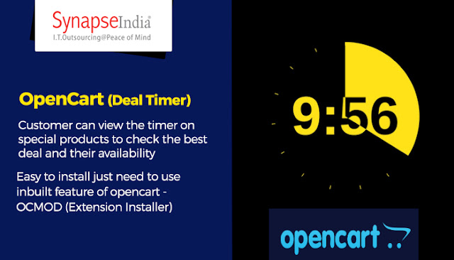 Opencart development - Deal timer by SynapseIndia