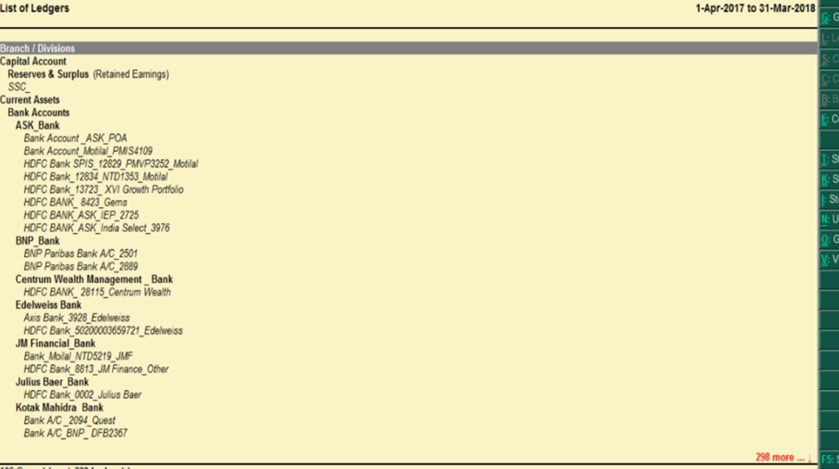 how to merge split data in tally erp 9