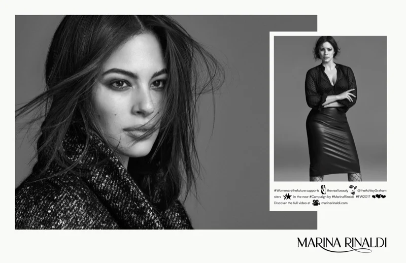 Marina Rinaldi Fall/Winter 2017 Campaign featuring Ashley Graham