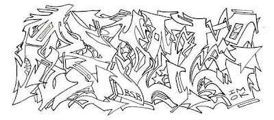 Graffiti Wildstyle Alphabets Sketches 4