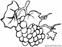 Grape Coloring Pages