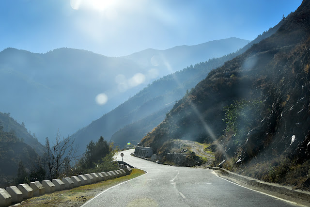 Bhutan road travel
