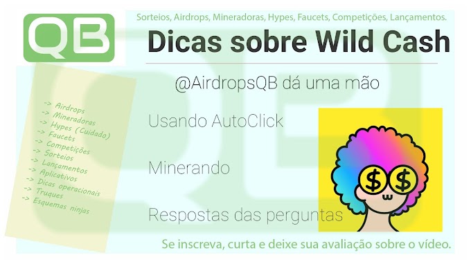 CanalQb - Aplicativo WildCash - Dicas novas