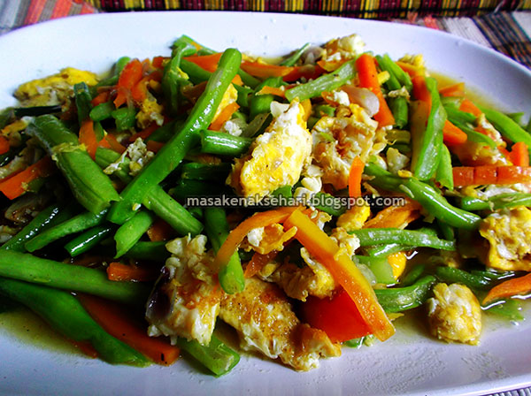  Resep Tumis Buncis Wortel Telur Orak Arik