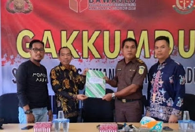 Bawaslu Gunung Mas bentuk sentra Gakkumdu Pemilu 2024