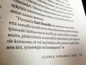 Glora Magazine Kati Ihamäki Lotta Backlund 