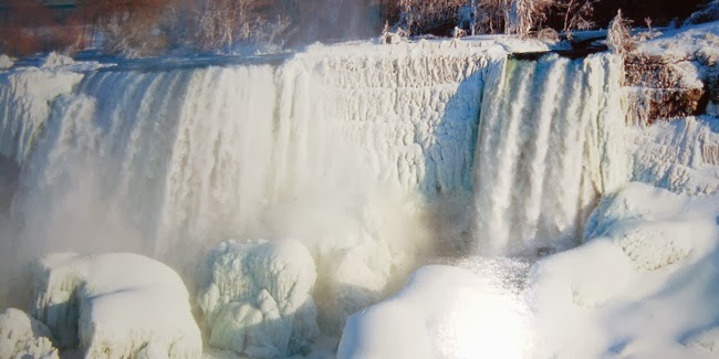 Air Terjun Niagara Membeku