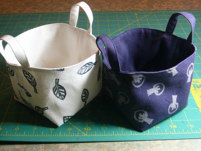 Fabric Bucket TUTORIAL and PATTERN