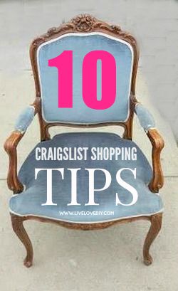 10 secrets for buying the best furniture on Craigslist! Tip #5 is GENIUS!