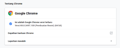 Cara Mengetahui Versi Google Chrome Yang Kita Gunakan Saat Ini Di Laptop Atau Komputer