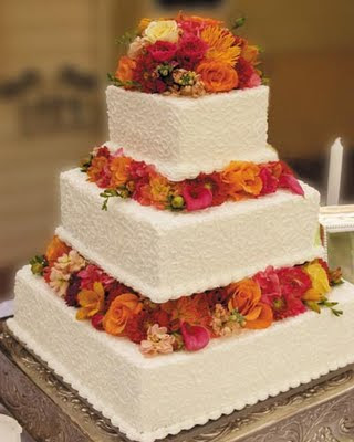 orange and pink cakeadorable this is classici like pink orange weddings